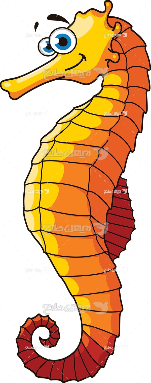 وکتور اسب آبی