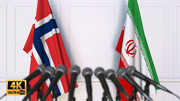 ﻿فوتیج ویدیویی مذاکره ایران و نروژ