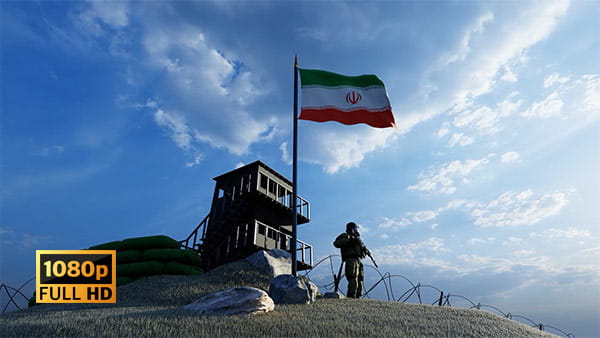 فوتیج ویدیویی نگهبانی از مرزهای ایران