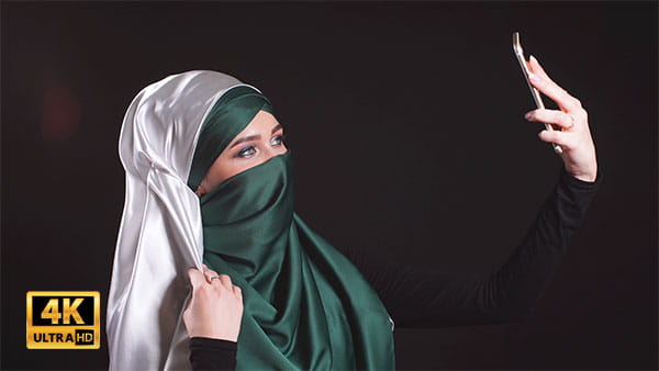 فوتیج ویدیویی حجاب