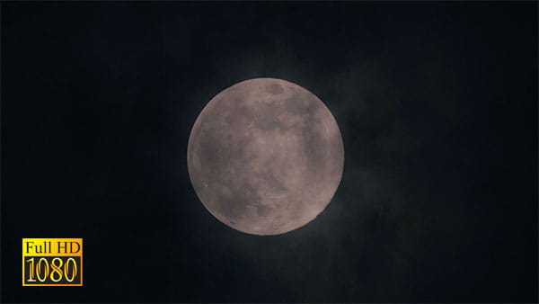 فوتیج ویدیویی کره ماه