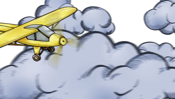 ترانزیشن ابر و هواپیما