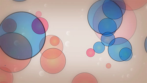 بک گراند ویدیویی حباب رنگی