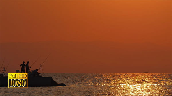 فیلم استوک دریا و ماهیگیری