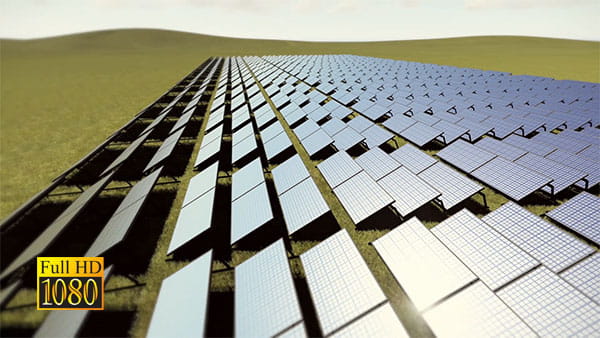 ﻿فوتیج ویدیویی پنل خورشیدی
