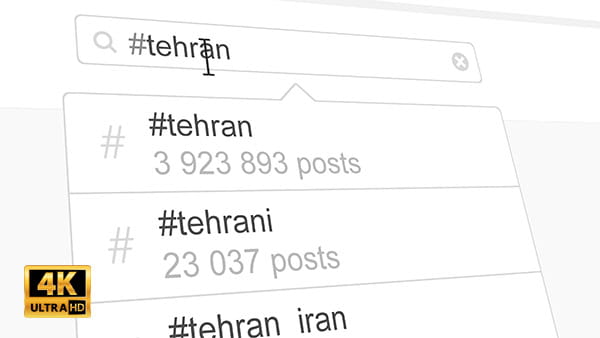 فوتیج ویدیویی جستجو شهر تهران
