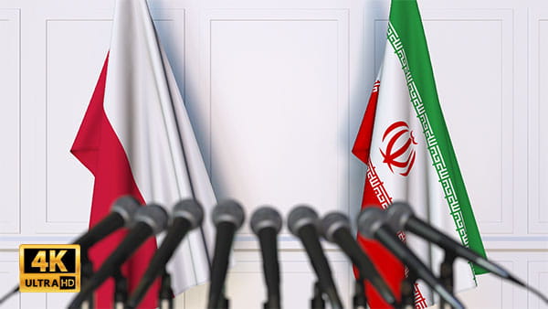 فوتیج ویدیویی مذاکره ایران و لهستان