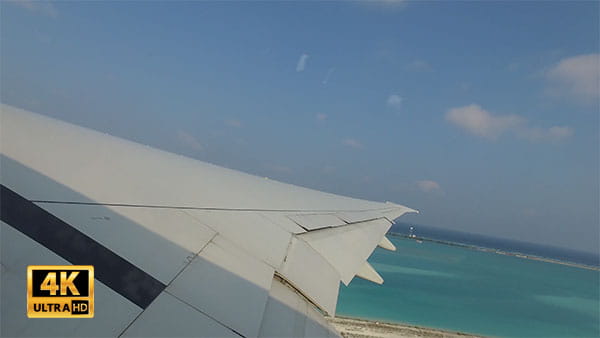 فوتیج ویدیویی بال هواپیما