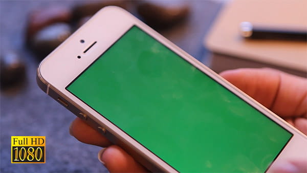 فوتیج ویدیویی اسکرین سبز موبایل