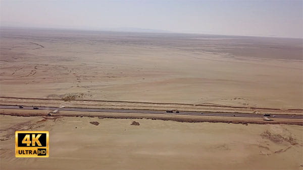 فیلم هوایی جاده دریاچه ی ارومیه