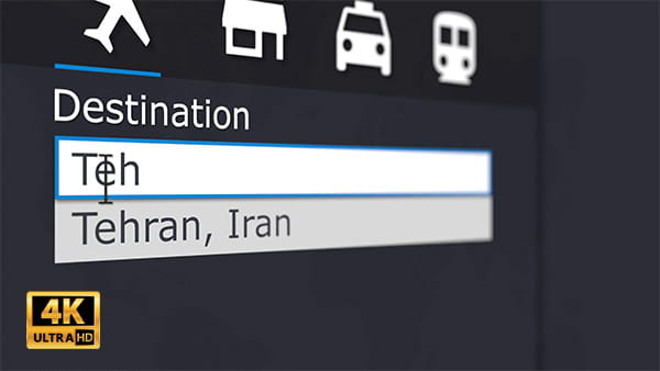 فوتیج ویدیویی انتخاب شهر تهران