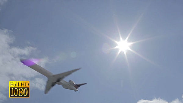 فوتیج ویدیویی هواپیما