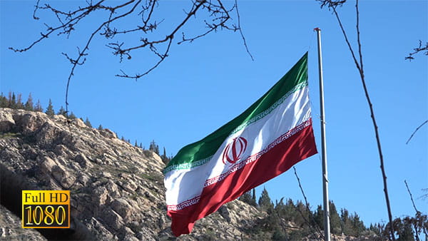 تصاویر ویدیویی پرچم جمهوری اسلامی ایران
