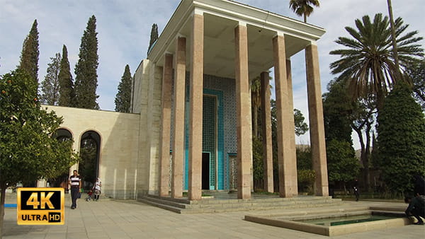 فیلم از آرامگاه سعدی