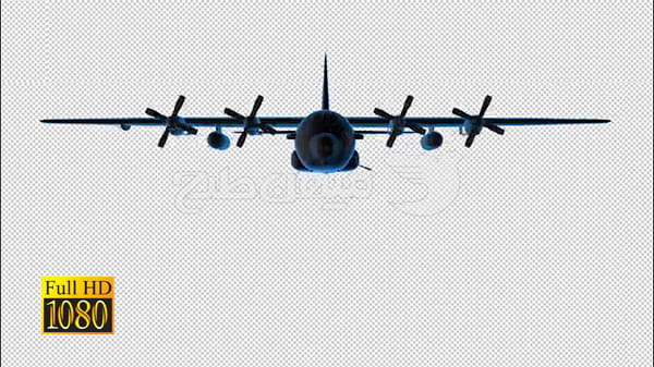 فوتیج ویدیویی هواپیمای نظامی