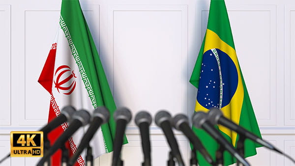 فوتیج ویدیویی مذاکره ایران و برزیل
