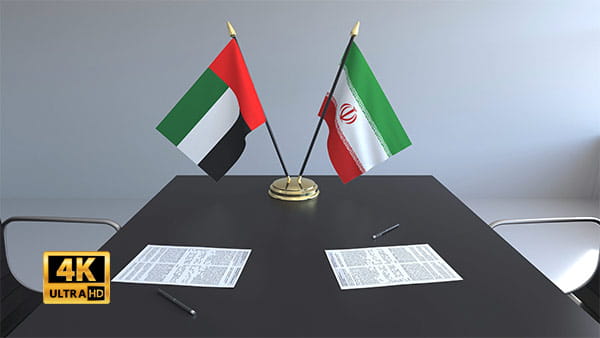 فوتیج پرچم ایران