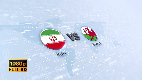 ویدیو استوک پیش بازی مسابقه فوتبال ایران و آمریکا