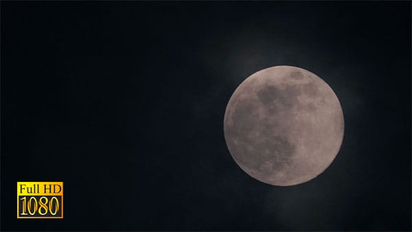 فوتیج ویدیویی کره ماه