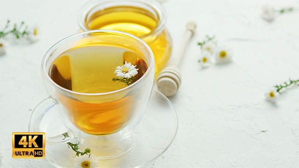 فوتیج ویدیویی چای عسل