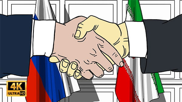 فوتیج ویدیویی روابط ایران و روسیه