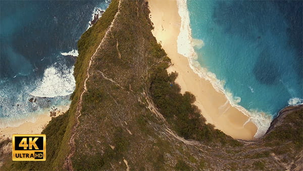 فیلم هوایی ساحل و دریا