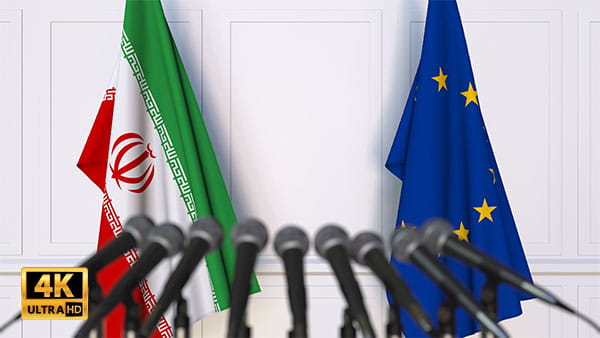 فوتیج ویدیویی مذاکره ایران و اتحادیه اروپا
