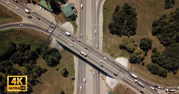 فیلم هوایی از خودروها