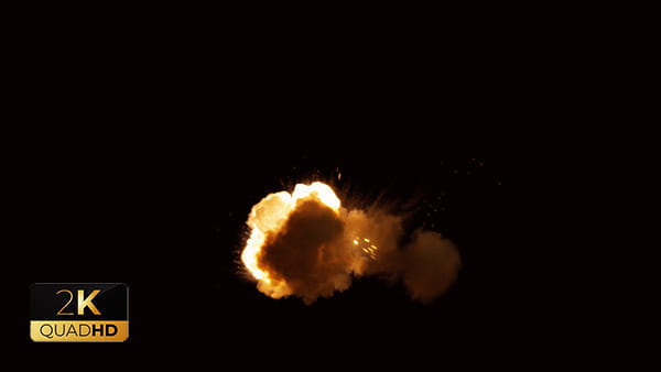 فوتیج ویدیویی جرقه و انفجار